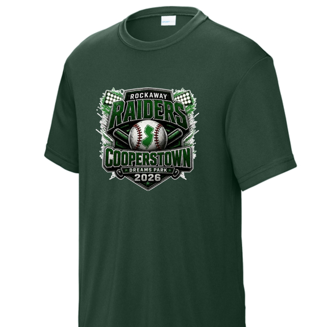 Cooperstown 12u Rockaway Cotton Shirts with Personalization Option: Unisex and Women