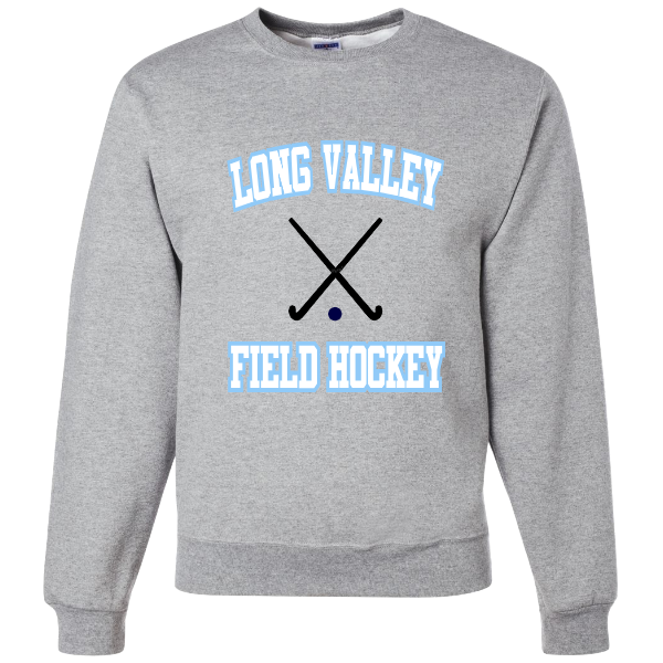 LV Field Hockey Sticks Crewneck Sweatshirt:  Youth or Adult with Personalization Option