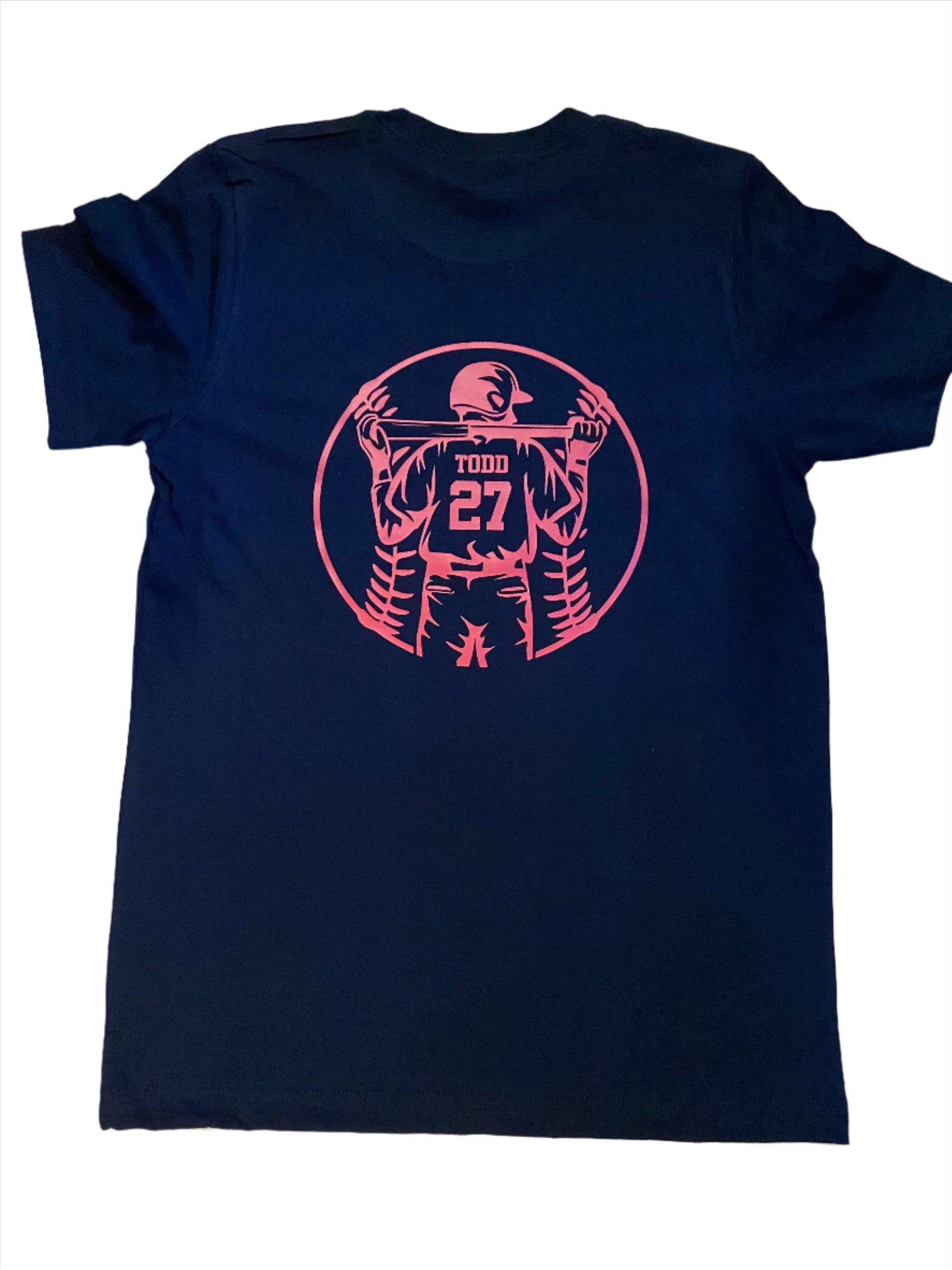 Personalized Baseball Player T-Shirt Youth/Adult