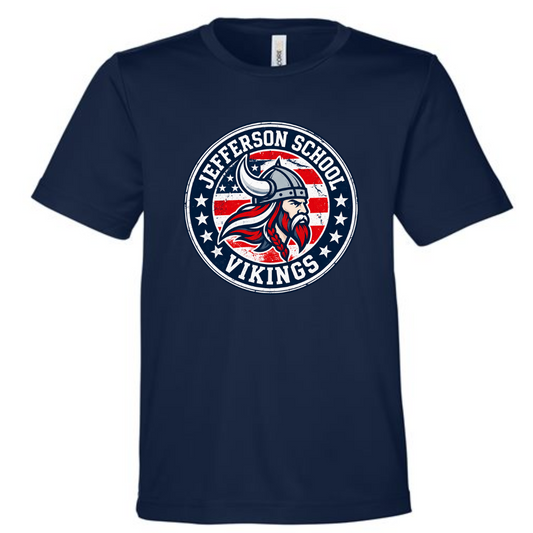 Jefferson School Cotton Tshirt:  Youth and Unisex Sizes