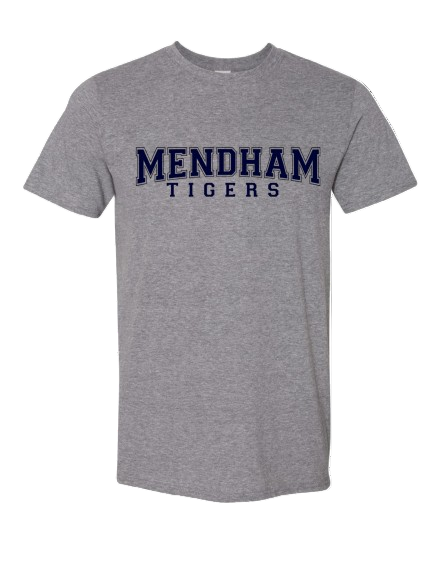 Mendham Twp Tigers T-Shirt: Adult or Youth with Personalization Option