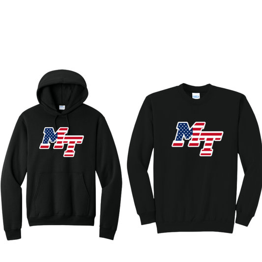American MT Black Hoodie