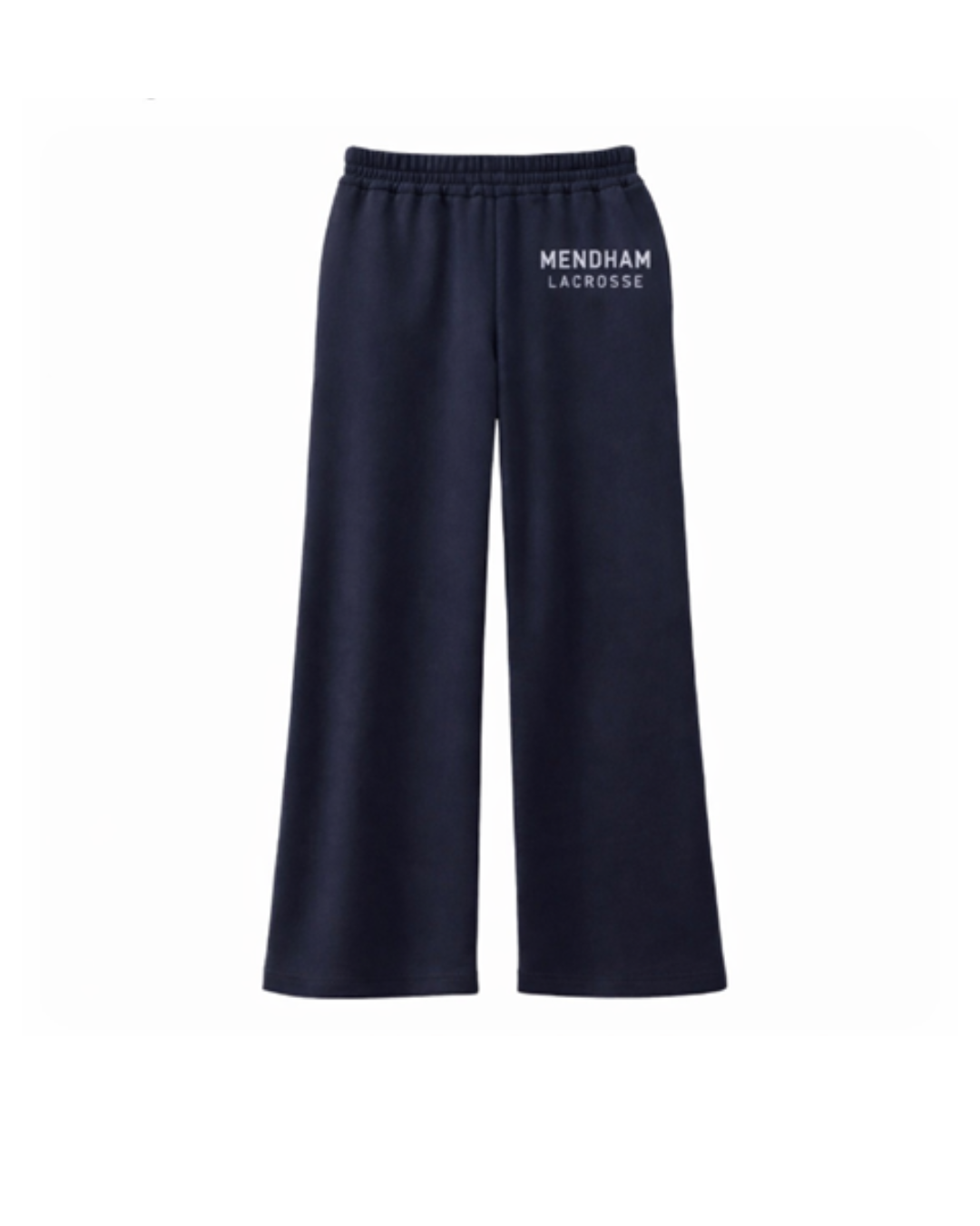 MTMS Girls Lacrosse wide leg sweatpants:  Adult sizing only