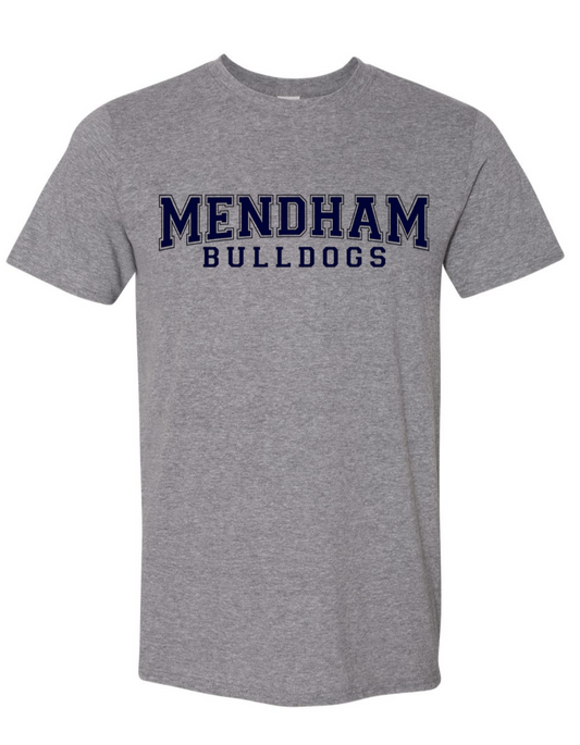 Mendham Twp Bulldogs T-Shirt: Adult or Youth with Personalization Option