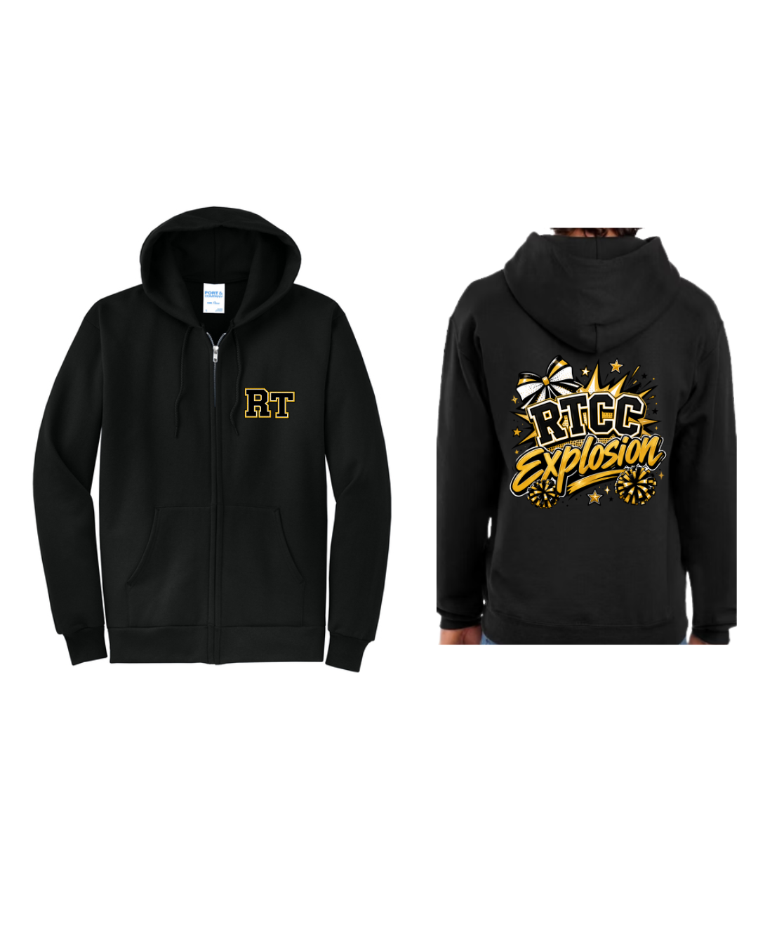 RTCC Full Zip Hoodie: Youth/Adult