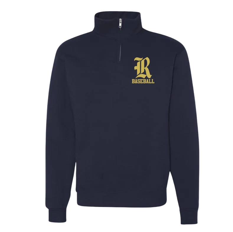 R logo Quarter Zip: Unisex sizing