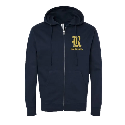 R logo Full Zip: Youth/Adult