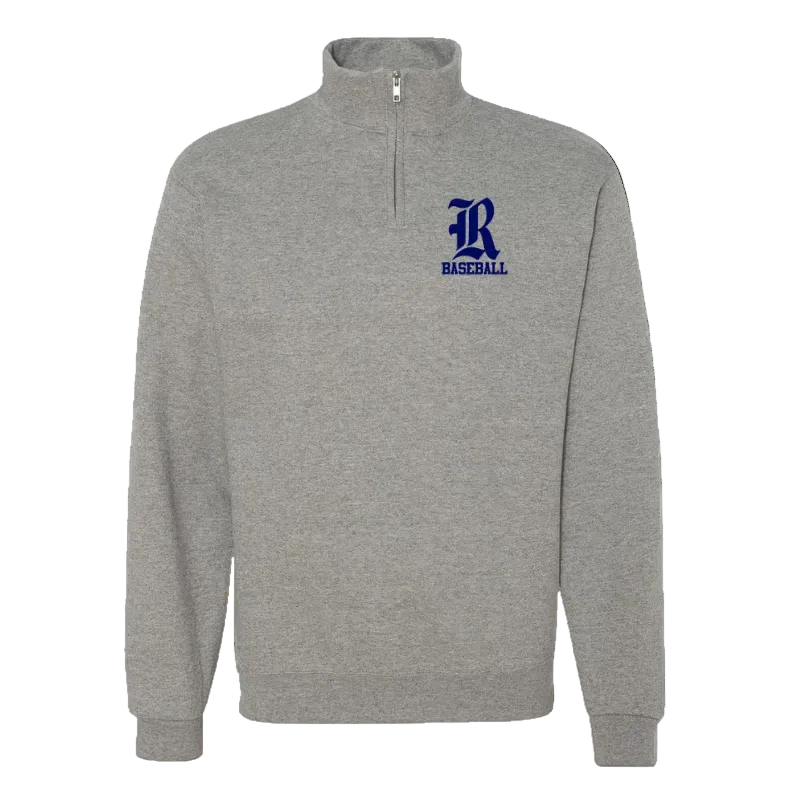 R logo Quarter Zip: Unisex sizing