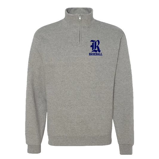 R logo Quarter Zip: Unisex sizing