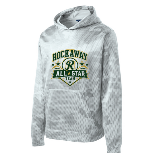 Rockaway All-Star CamoHex Dri Fit Hoodie: Youth and Adult