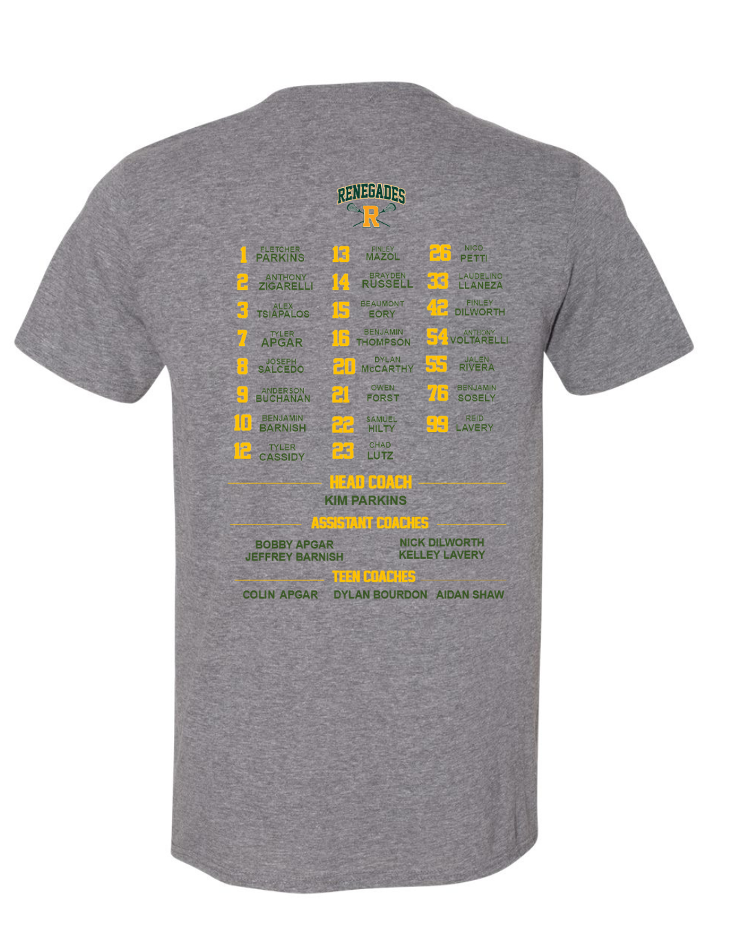 Rockaway Renegades t-shirt (cotton or dri fit)