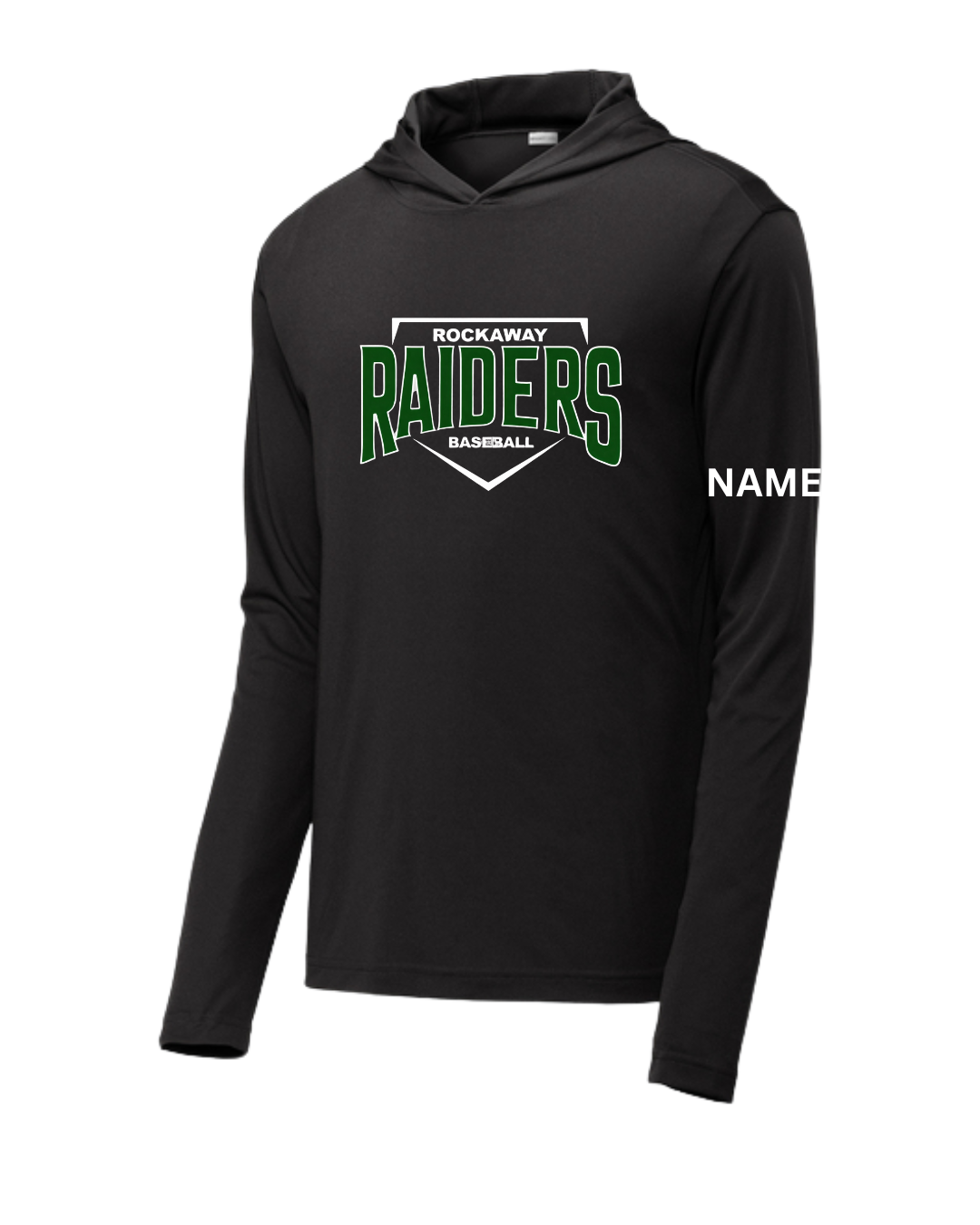 Rockaway Raiders Long Sleeve Hoodie:  Youth and Adult
