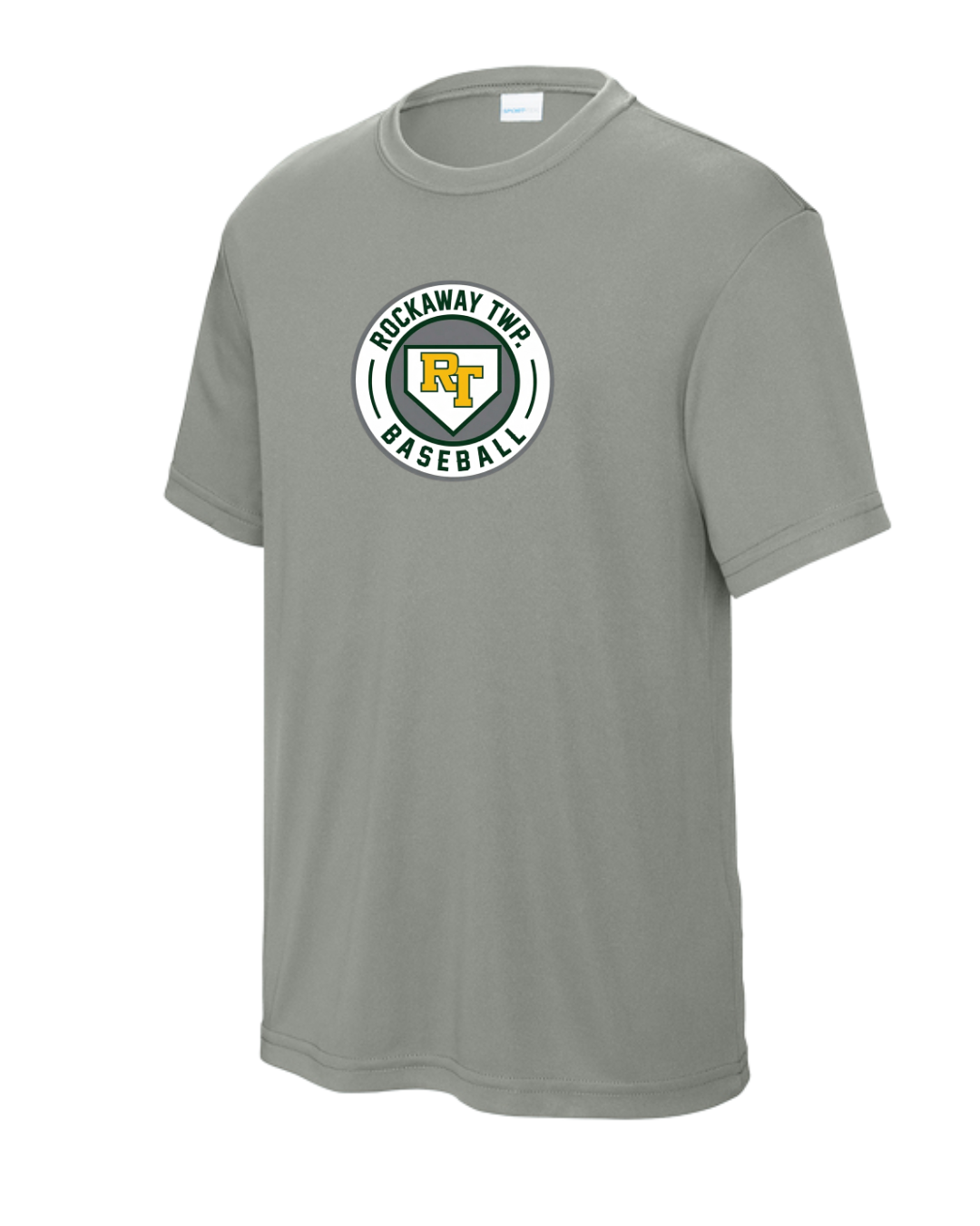 Rockaway Baseball Logo Dri Fit or Cotton T-shirt: Youth and Adult