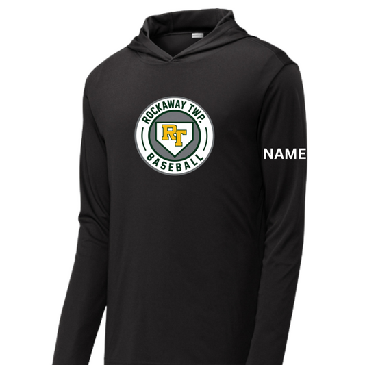 Rockaway Baseball Performance Long Sleeve Hoodie:  Youth and Adult