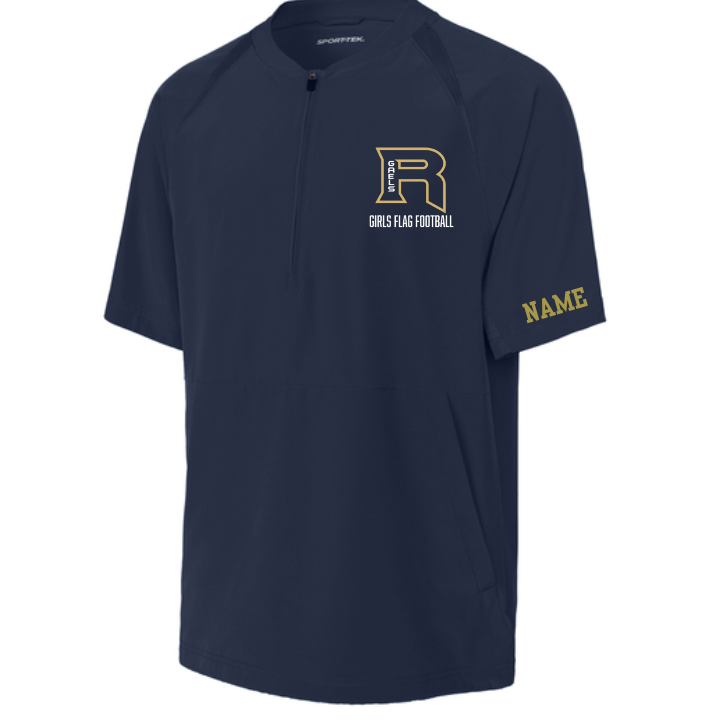 Roxbury 1/2 Zip Jacket:  Youth/Adult with personalization option on sleeve