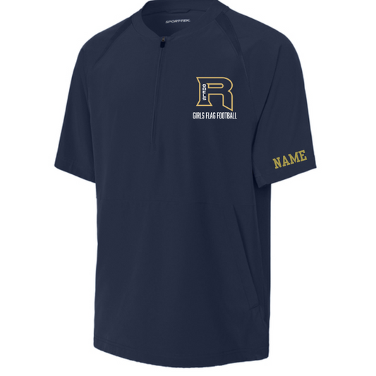 Roxbury 1/2 Zip Jacket:  Youth/Adult with personalization option on sleeve