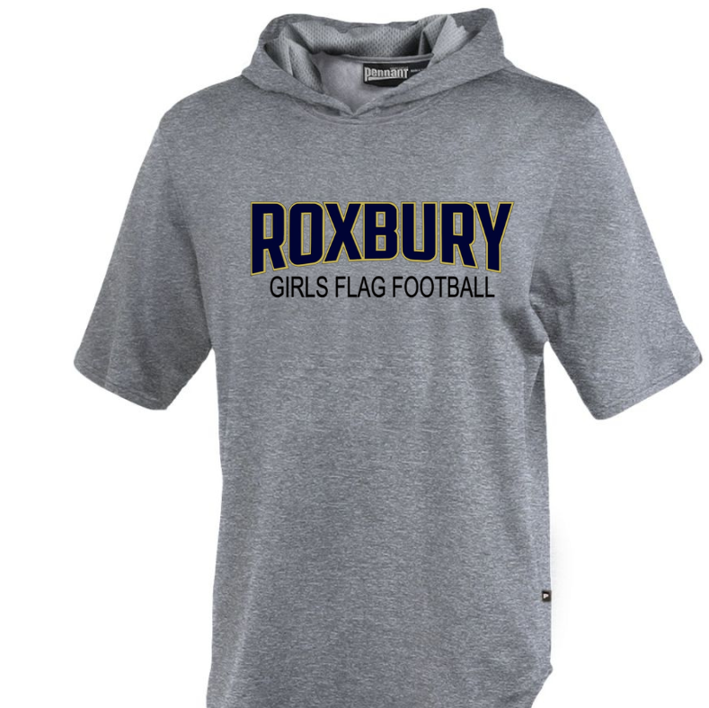 Roxbury Girls Flag Football Short Sleeve Hoodie