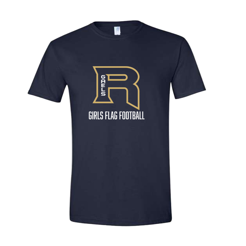 Roxbury Girls Flag Football R:  Tshirt, long sleeve, crewneck or hoodie with Personalization Option