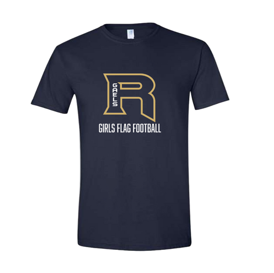 Roxbury Girls Flag Football R:  Tshirt, long sleeve, crewneck or hoodie with Personalization Option