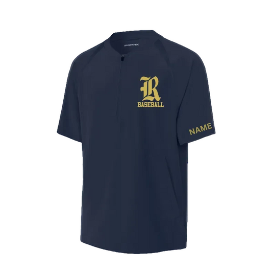 R baseball 1/2 Zip Jacket:  Youth/Adult with personalization option