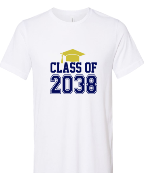 Class of 2038 White T-shirt