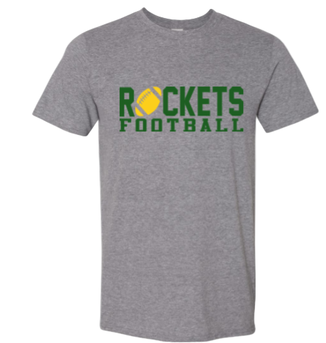 Rockets Football with Personalized Football Player(s) /Cheerleader:   t-shirt, long sleeve or sweatshirt