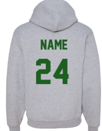 Rockets Vertical Football with Personalized Football Player(s) /Cheerleader:  Colorblock Hoodie