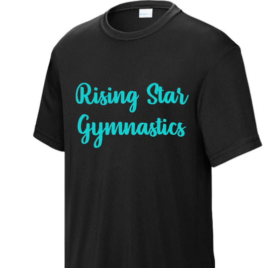 Rising Star Cotton or DriFit Tshirt with Personalization Option:  Youth and Adult