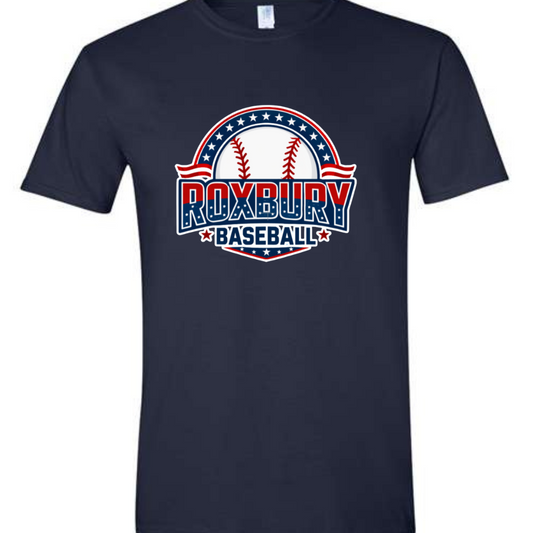 American Roxbury Baseball Logo Dri Fit T-shirt: Youth and Adult