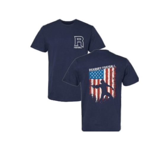 Football Player Flag Design:   t-shirt, long sleeve or sweatshirt (Copy)