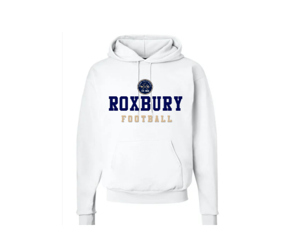 Roxbury  Football Logo Hoodie with Personalization Option