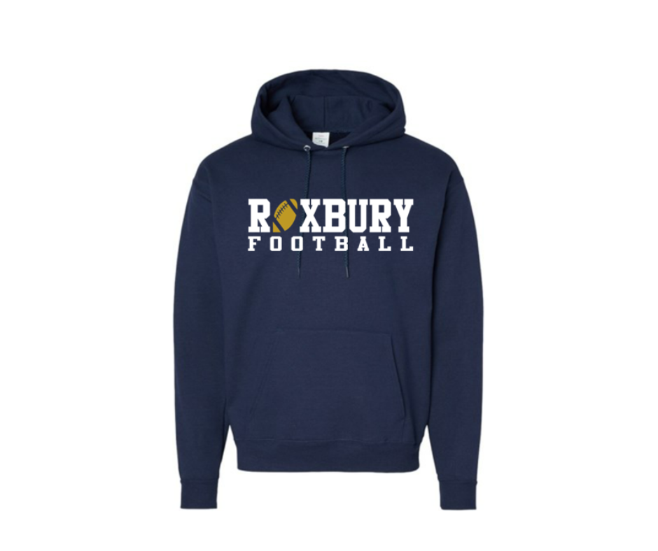 Roxbury Football with Football Design:  t-shirt, long sleeve or sweatshirt