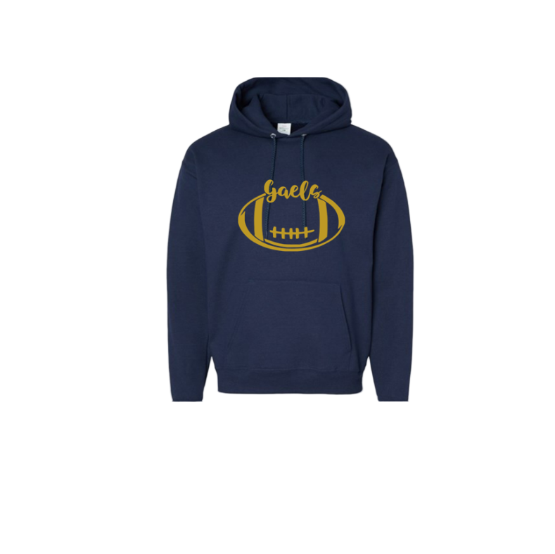 Gaels Football Logo Hoodie with Personalization Option