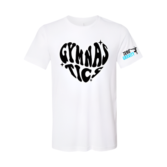 Zero Gravity Gymnastics Heart:  White or Black