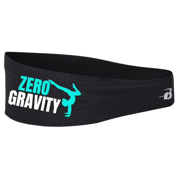 Zero Gravity Gymnastics Headband:  black or white