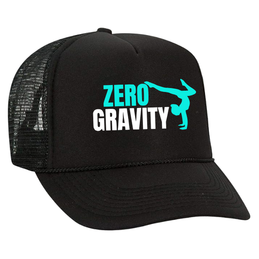 Zero Gravity Trucker Hat:  Black or White