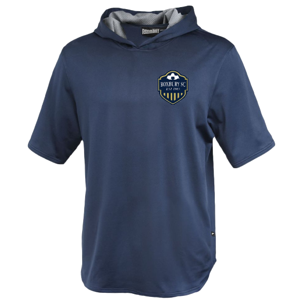 Roxbury Soccer Warm Up Short Sleeve Hoodie:  Youth and Adult