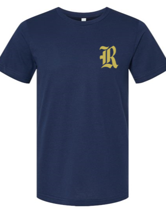 Amercian Flag Roxbury Baseball Youth/Adult Navy T-shirt – ColeCreates