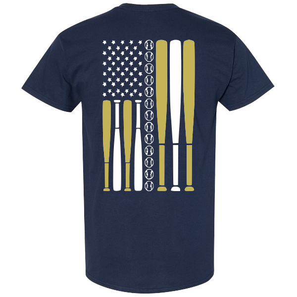 Baseball Flag Shirt:  Youth and Adult