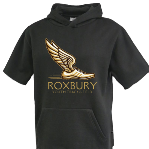 Roxbury Track and Field Short Sleeve Hoodie:  Youth and Adult