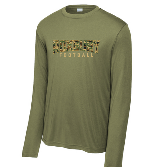 Roxbury Camo Long Sleeve T-shirt: DRI FIT