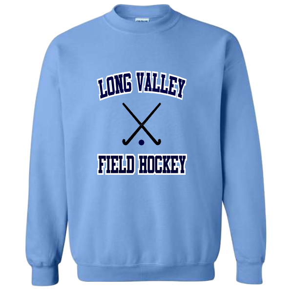 LV Field Hockey Sticks Crewneck Sweatshirt:  Youth or Adult with Personalization Option
