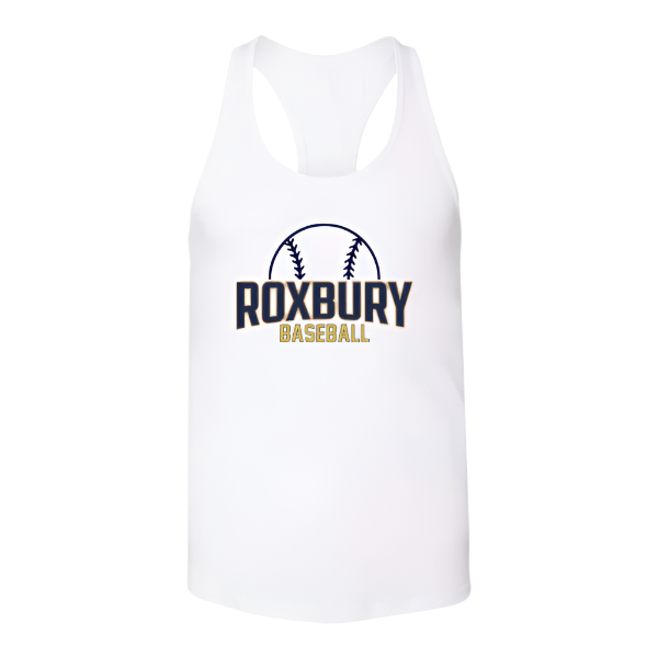 Roxbury Baseball Logo Racerback Tank Top:  Youth and Women
