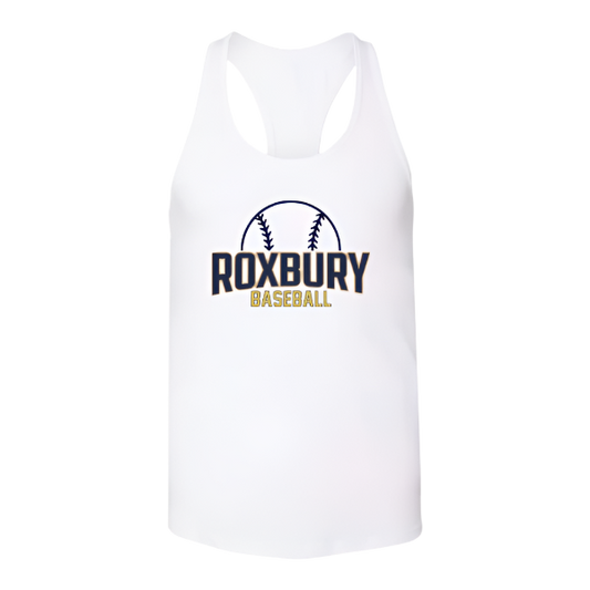 Roxbury Baseball Logo Racerback Tank Top:  Youth and Women
