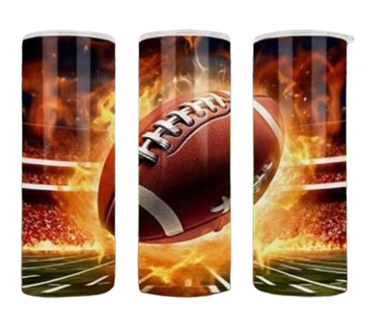 Football 20 oz Tumbler