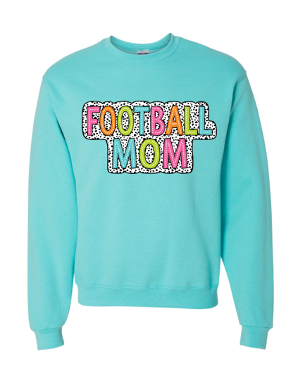 Football Mom Neon Crew Sweatshirt