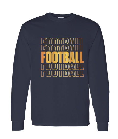 Football Long Sleeve Shirt Youth/Adult