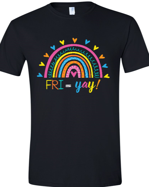 Fri=Yay T-shirt Youth/Adult
