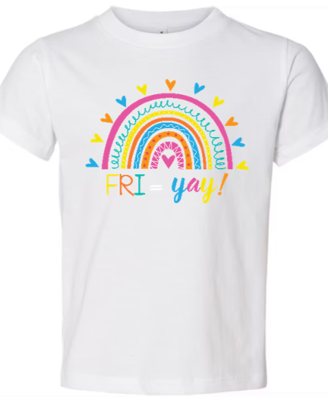 Fri=Yay T-shirt Youth/Adult