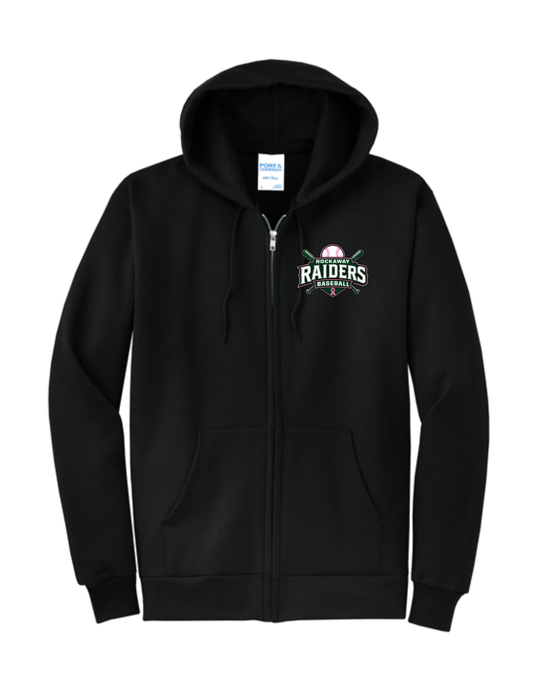 Rockaway Raiders Fall Full Zip Hoodie: Youth/Adult